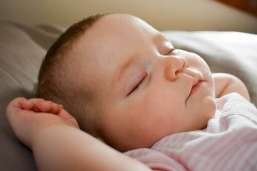 sleeping infant baby
