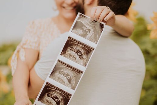 couple with ultrasound